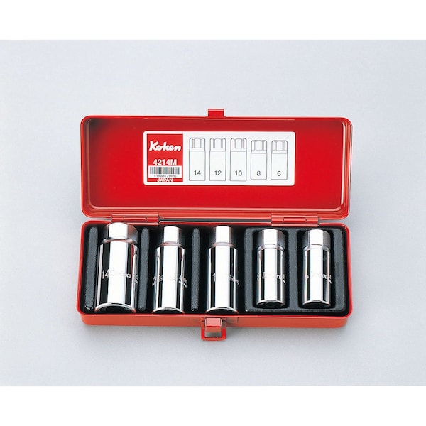 Ko-Ken Stud puller set 6mm-14mm 5 pieces 1/2 Sq. Drive 4214M - main